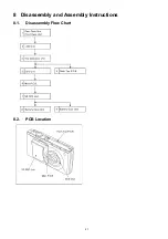 Предварительный просмотр 21 страницы Panasonic Lumix DMC-FS15EB Service Manual