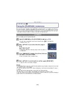 Preview for 98 page of Panasonic Lumix DMC-FS20 Operating Instructions Manual