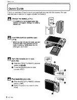 Preview for 8 page of Panasonic Lumix DMC-FS3 Operating Instructions Manual