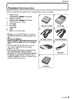 Preview for 9 page of Panasonic Lumix DMC-FS3 Operating Instructions Manual