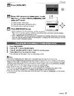 Preview for 17 page of Panasonic Lumix DMC-FS3 Operating Instructions Manual