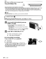 Preview for 34 page of Panasonic Lumix DMC-FS3 Operating Instructions Manual