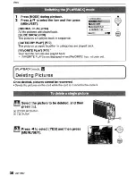 Preview for 36 page of Panasonic Lumix DMC-FS3 Operating Instructions Manual