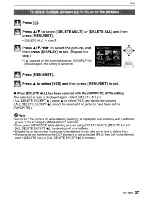 Preview for 37 page of Panasonic Lumix DMC-FS3 Operating Instructions Manual