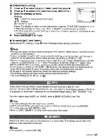 Preview for 51 page of Panasonic Lumix DMC-FS3 Operating Instructions Manual