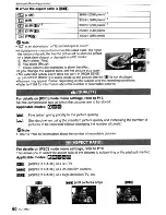 Preview for 60 page of Panasonic Lumix DMC-FS3 Operating Instructions Manual