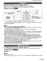 Preview for 65 page of Panasonic Lumix DMC-FS3 Operating Instructions Manual