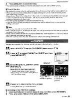 Preview for 81 page of Panasonic Lumix DMC-FS3 Operating Instructions Manual