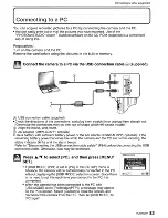 Preview for 83 page of Panasonic Lumix DMC-FS3 Operating Instructions Manual