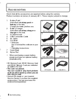 Предварительный просмотр 8 страницы Panasonic Lumix DMC-FS37 Basic Operating Instructions Manual