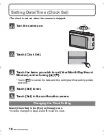 Предварительный просмотр 18 страницы Panasonic Lumix DMC-FS37 Basic Operating Instructions Manual