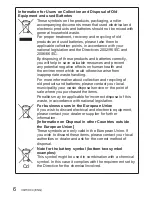 Preview for 6 page of Panasonic Lumix DMC-FS40 Basic Operating Instructions Manual