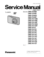 Предварительный просмотр 1 страницы Panasonic Lumix DMC-FS9EB Service Manual