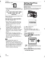 Предварительный просмотр 16 страницы Panasonic Lumix DMC-FX01 Operating Instructions Manual