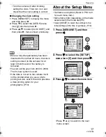 Предварительный просмотр 17 страницы Panasonic Lumix DMC-FX01 Operating Instructions Manual