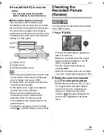 Предварительный просмотр 29 страницы Panasonic Lumix DMC-FX01 Operating Instructions Manual