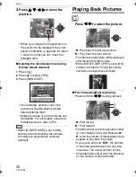 Предварительный просмотр 30 страницы Panasonic Lumix DMC-FX01 Operating Instructions Manual