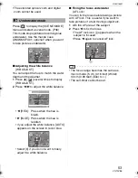 Предварительный просмотр 53 страницы Panasonic Lumix DMC-FX01 Operating Instructions Manual