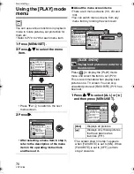 Предварительный просмотр 70 страницы Panasonic Lumix DMC-FX01 Operating Instructions Manual