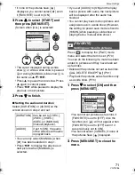 Предварительный просмотр 71 страницы Panasonic Lumix DMC-FX01 Operating Instructions Manual