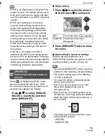 Предварительный просмотр 75 страницы Panasonic Lumix DMC-FX01 Operating Instructions Manual