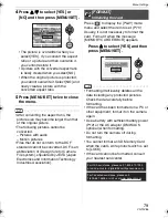 Предварительный просмотр 79 страницы Panasonic Lumix DMC-FX01 Operating Instructions Manual