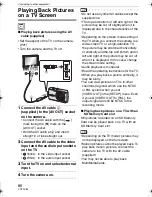 Предварительный просмотр 86 страницы Panasonic Lumix DMC-FX01 Operating Instructions Manual