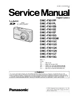 Предварительный просмотр 1 страницы Panasonic Lumix DMC-FX01EB Service Manual