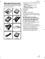 Preview for 9 page of Panasonic Lumix DMC-FX07K Operating Instructions Manual