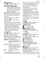 Preview for 21 page of Panasonic Lumix DMC-FX07K Operating Instructions Manual