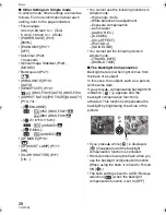 Preview for 28 page of Panasonic Lumix DMC-FX07K Operating Instructions Manual