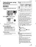 Preview for 47 page of Panasonic Lumix DMC-FX07K Operating Instructions Manual