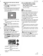 Preview for 71 page of Panasonic Lumix DMC-FX07K Operating Instructions Manual