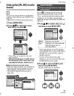 Preview for 79 page of Panasonic Lumix DMC-FX07K Operating Instructions Manual