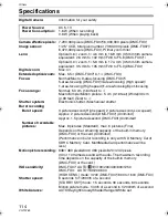Preview for 114 page of Panasonic Lumix DMC-FX07K Operating Instructions Manual