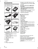 Preview for 8 page of Panasonic Lumix DMC-FX100 Operating Instructions Manual