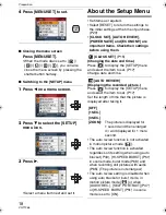 Preview for 18 page of Panasonic Lumix DMC-FX100 Operating Instructions Manual