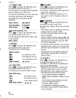 Preview for 20 page of Panasonic Lumix DMC-FX100 Operating Instructions Manual