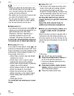 Preview for 24 page of Panasonic Lumix DMC-FX100 Operating Instructions Manual