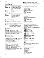 Preview for 26 page of Panasonic Lumix DMC-FX100 Operating Instructions Manual