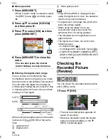 Preview for 30 page of Panasonic Lumix DMC-FX100 Operating Instructions Manual