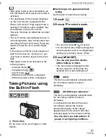 Preview for 37 page of Panasonic Lumix DMC-FX100 Operating Instructions Manual