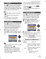 Preview for 51 page of Panasonic Lumix DMC-FX100 Operating Instructions Manual