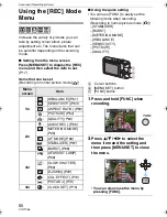 Preview for 60 page of Panasonic Lumix DMC-FX100 Operating Instructions Manual