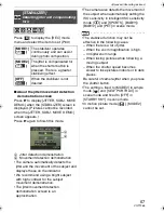 Preview for 67 page of Panasonic Lumix DMC-FX100 Operating Instructions Manual