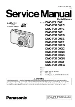 Panasonic Lumix DMC-FX100E Service Manual предпросмотр