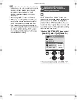 Preview for 72 page of Panasonic LUMIX DMC-FX2EB Operating Instructions Manual