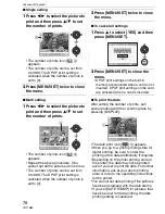 Preview for 78 page of Panasonic Lumix DMC-FX30 Operating Instructions Manual