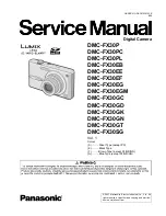 Preview for 1 page of Panasonic Lumix DMC-FX30P Service Manual