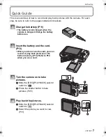 Preview for 7 page of Panasonic LUMIX DMC-FX38 Operating Instructions Manual